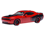 2009 Dodge Challenger SRT8 Red with Black Accents 1/43 Diecast Model by IXO Models image 3