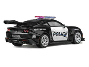 Ford Mustang GTD "Police" Black and White 1/64 Diecast Model Car by CM Models image 2