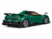 Pagani Imola Emerald Green Metallic with Carbon Top and Extra Wheels 1/64 Diecast Model Car by CM Model image 3