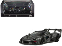 CM Model McLaren Senna GTR dark gray carbon hood black top 1:64 CM64-SENNAGTR-13, product image 1