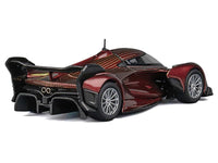 McLaren Solus GT Wine Red Metallic with Gold Stripes 1/64 Diecast Model Car by CM Model image 4