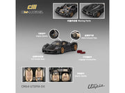 Pagani Utopia Full Carbon with Gold Wheels 1/64 Diecast Model Car by CM Model image 5