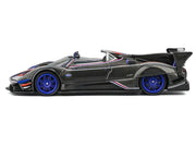 Pagani Zonda Revo Barchetta Carbon with Red White and Blue Stripes 1/64 Diecast Model Car by CM Model image 2