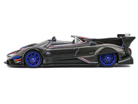 Pagani Zonda Revo Barchetta Carbon with Red White and Blue Stripes 1/64 Diecast Model Car by CM Model image 2