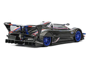 Pagani Zonda Revo Barchetta Carbon with Red White and Blue Stripes 1/64 Diecast Model Car by CM Model image 3