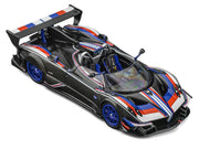 Pagani Zonda Revo Barchetta Carbon with Red White and Blue Stripes 1/64 Diecast Model Car by CM Model image 4