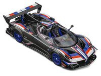 Pagani Zonda Revo Barchetta Carbon with Red White and Blue Stripes 1/64 Diecast Model Car by CM Model image 4