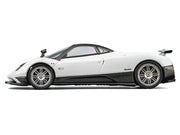 Pagani Zonda F Pearl White with Black Top 1/64 Diecast Model Car by CM Model image 2