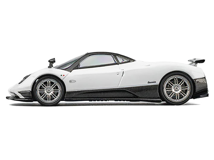 Pagani Zonda F Pearl White with Black Top 1/64 Diecast Model Car by CM Model image 2