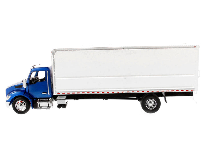 Kenworth T280 with Supreme Signature Van Truck Body Blue and White "Transport Series" 1/32 Diecast Model by Diecast Masters image 2