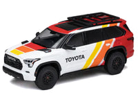 GCD Toyota TRD Pro four vehicle set white TRD graphics 1:64 DTG0043-TRD, product image 4