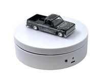 Mini Turntable Rotating Display Stand 4.75" with White Base for 1/64 Scale Model Cars image 2