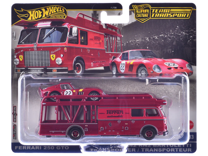 "Team Transport" 3 piece Set H 2025 "Car Culture" Series Diecast Model Cars by Hot Wheels image 2