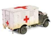 Opel-Blitz Kfz.305 Ambulance Gray and White (Weathered) "German Army" "Armoured Fighting Vehicle" Series 1/32 Diecast Model by Forces of Valor image 5