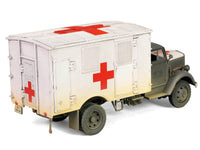 Opel-Blitz Kfz.305 Ambulance Gray and White (Weathered) "German Army" "Armoured Fighting Vehicle" Series 1/32 Diecast Model by Forces of Valor image 5