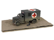 Opel-Blitz Kfz.305 Ambulance Gray (Weathered) "German Army" "Armoured Fighting Vehicle" Series 1/32 Diecast Model by Forces of Valor image 4