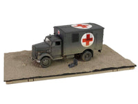 Forces of Valor Opel Blitz Kfz.305 German Army ambulance gray weathered 1:32 FOV-801101B, view 4