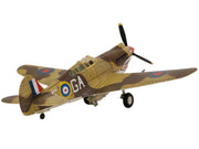 Curtiss P-40B Tomahawk MK IIB Aircraft Fighter "112 Squadron (Royal Air Force) AK402 GA-F North Africa" (October 1941) "WW2 Aircrafts Series" 1/72 Diecast Model by Forces of Valor image 3
