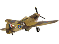 Curtiss P-40B Tomahawk MK IIB Aircraft Fighter "112 Squadron (Royal Air Force) AK402 GA-F North Africa" (October 1941) "WW2 Aircrafts Series" 1/72 Diecast Model by Forces of Valor image 3
