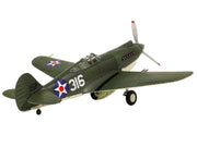 Curtiss P-40B HAWK 81A-2 (P-8127) Aircraft Fighter "47th Pursuit Squadron (15th Pursuit Group) Serial : 316/15P Hawaiian Islands Pearl Habor" (7 December 1941) "WW2 Aircrafts Series" 1/72 Diecast Model by Forces of Valor image 3
