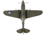Curtiss P-40B HAWK 81A-2 (P-8127) Aircraft Fighter "47th Pursuit Squadron (15th Pursuit Group) Serial : 316/15P Hawaiian Islands Pearl Habor" (7 December 1941) "WW2 Aircrafts Series" 1/72 Diecast Model by Forces of Valor image 4