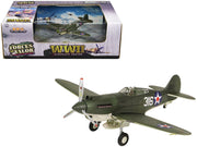Curtiss P-40B HAWK 81A-2 (P-8127) Aircraft Fighter "47th Pursuit Squadron (15th Pursuit Group) Serial : 316/15P Hawaiian Islands Pearl Habor" (7 December 1941) "WW2 Aircrafts Series" 1/72 Diecast Model by Forces of Valor image 5