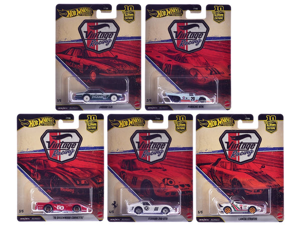 Hot Wheels Car Culture Vintage Racing 2026 Series T five vehicle set FPY86-961T, view 1