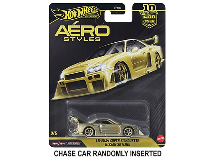 "Aero Styles" 5 piece Set "Car Culture 10th Anniversary" 2026 Series U Diecast Model Cars by Hot Wheels image 2