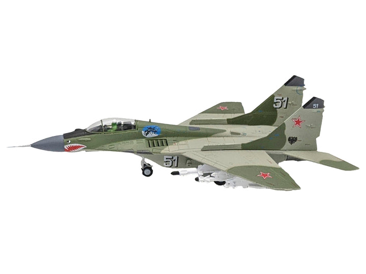 Mikoyan-Gurevich MiG-29 Fighter Aircraft "120th GvIAP Domna Airfield" (2001) Russian Air Force 1/100 Diecast Model Airplane image 2