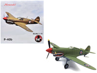 Curtiss P-40E Warhawk Fighter Aircraft "China-Burma-India Theater" (1942) United States Army Air Forces 1/72 Diecast Model Airplane image 5