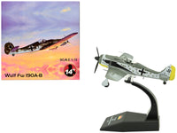 Focke-Wulf Fw 190A-8 Fighter Aircraft "98-Victory Ace Staffelkapitaen Horst Hannig I./JG 2 Triqueville France" (1943) German Luftwaffe 1/72 Diecast Model Airplane image 5