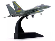 McDonnell Douglas F-15A Eagle Aircraft "Spittin Kittens 5th Fighter-Interceptor Squadron Tactical Air Command Minot AFB" (1985) United States Air Force 1/100 Diecast Model Airplane image 4