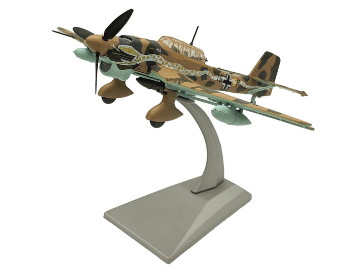 Junkers Ju 87R Trop Stuka Bomber Aircraft "Immelmann 6./StG 2 Libya" (1941) German Luftwaffe 1/72 Diecast Model Airplane image 2