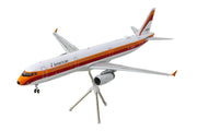 Airbus A321 Commercial Aircraft "American Airlines - PSA" (N582UW) White with Red and Orange Stripes "Gemini 200" Series 1/200 Diecast Model Airplane by GeminiJets image 2