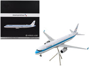 Airbus A321 Commercial Aircraft "American Airlines - Piedmont" (N581UW) White with Blue Stripes "Gemini 200" Series 1/200 Diecast Model Airplane by GeminiJets image 3