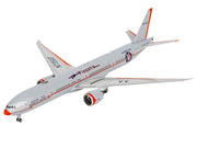 Boeing 777-300ER Commercial Aircraft "American Airlines - Flagship DFW" (N735AT) Silver with Otange Stripes "Gemini 200" Series 1/200 Diecast Model by GeminiJets image 2