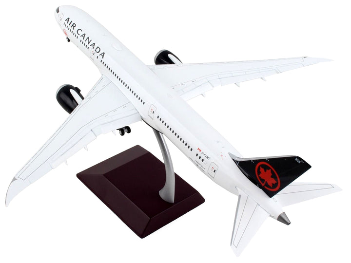 Boeing 787-9 Commercial Aircraft with Flaps Down "Air Canada" White with Black Tail "Gemini 200" Series 1/200 Diecast Model Airplane by GeminiJets image 2