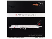 Boeing 767-300F Commercial Aircraft "Air Canada Cargo" (C-GXHM) White with Black Tail "Gemini 200 - Interactive Series" 1/200 Diecast Model Airplane by GeminiJets image 3