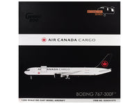 Boeing 767-300F Commercial Aircraft "Air Canada Cargo" (C-GXHM) White with Black Tail "Gemini 200 - Interactive Series" 1/200 Diecast Model Airplane by GeminiJets image 3