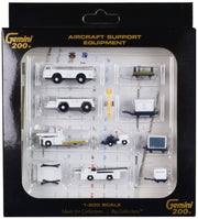 Airport Support Equipment Set of 10 pieces "Gemini 200" Series Diecast Models by GeminiJets image 2