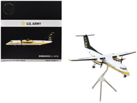 Bombardier C-147A Transport Aircraft "Golden Knights Parachute Team" United States Army (17-01610) White with Yellow Stripes and Black Tail "Gemini 200" Series 1/200 Diecast Model Airplane by GeminiJets image 3