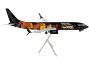 Boeing 737-900ER Commercial Aircraft with Flaps Down "Alaska Airlines - Our Commitment" Black with Graphics "Gemini 200" Series 1/200 Diecast Model Airplane by GeminiJets image 2