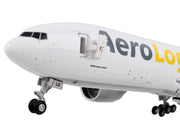 Boeing 777F Commercial Aircraft "AeroLogic" White "Gemini 200 - Interactive" Series 1/200 Diecast Model Airplane by GeminiJets image 2