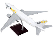 Boeing 777F Commercial Aircraft "AeroLogic" White "Gemini 200 - Interactive" Series 1/200 Diecast Model Airplane by GeminiJets image 3