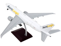 Boeing 777F Commercial Aircraft "AeroLogic" White "Gemini 200 - Interactive" Series 1/200 Diecast Model Airplane by GeminiJets image 3