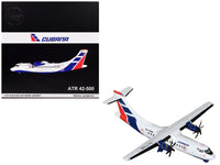 ATR 42-500 Commercial Aircraft "Cubana" (CU-T1240) White with Blue and Red Tail "Gemini 200" Series 1/200 Diecast Model Airplane by GeminiJets image 2