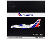 ATR 42-500 Commercial Aircraft "Cubana" (CU-T1240) White with Blue and Red Tail "Gemini 200" Series 1/200 Diecast Model Airplane by GeminiJets image 3