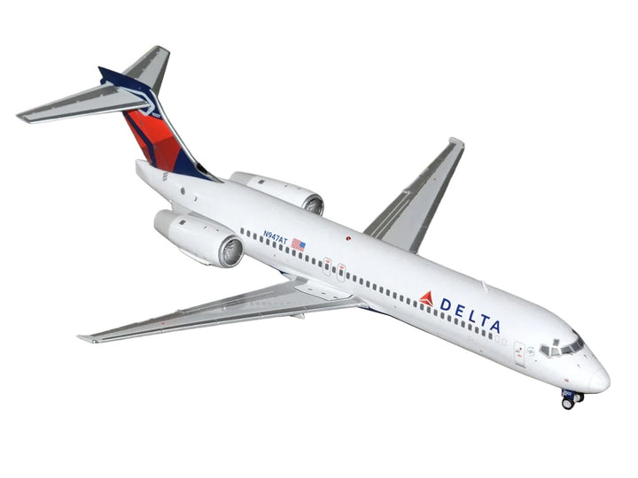 Boeing 717-200 Commercial Aircraft "Delta Air Lines" (N947AT) White with Blue and Red Tail "Gemini 200" Series 1/200 Diecast Model by GeminiJets image 2