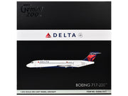 Boeing 717-200 Commercial Aircraft "Delta Air Lines" (N947AT) White with Blue and Red Tail "Gemini 200" Series 1/200 Diecast Model by GeminiJets image 3