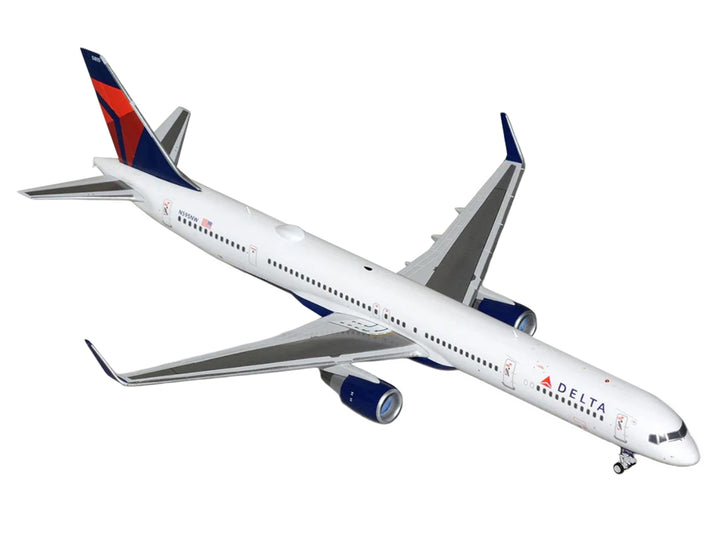 Boeing 757-300 Commercial Aircraft "Delta Air Lines" (N595NW) White with Blue and Red Tail "Gemini 200" Series 1/200 Diecast Model by GeminiJets image 2